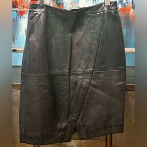 HALOGEN 🏷️ Leather Skirt